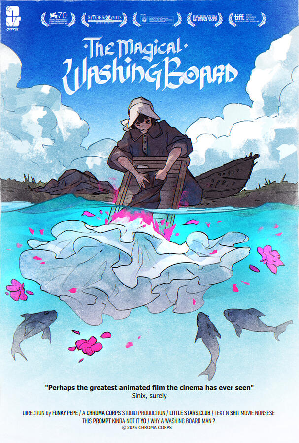 22 - the magical washing board (fake movie poster)