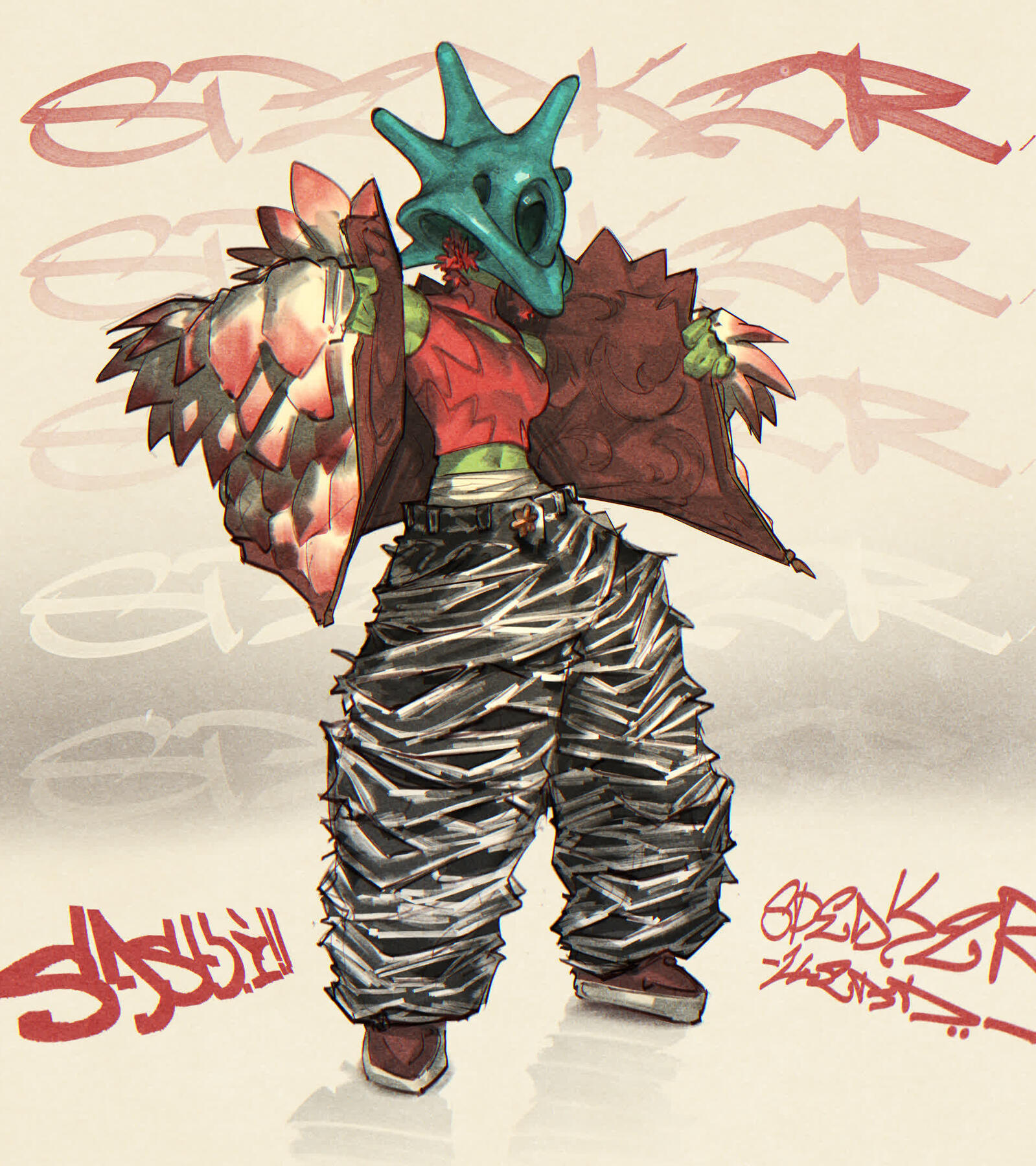 24 - design an outfit inspired by (picture) for a fellow cadet